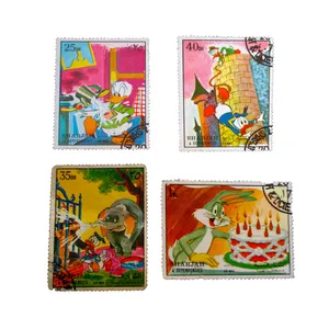 تمبر یادگاری طرح کارتونی کد toon-804 مجموعه 4 عددی