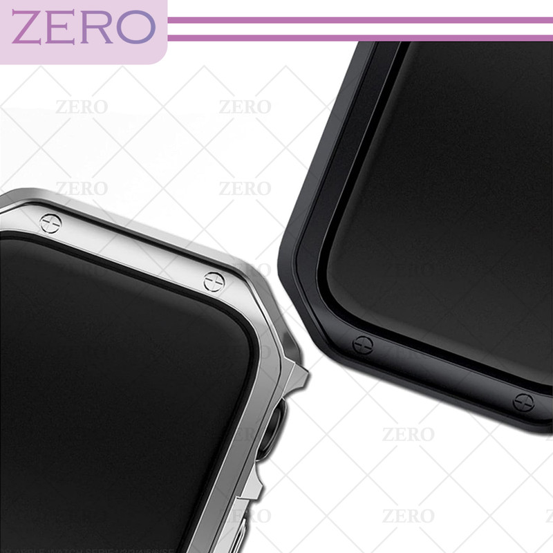 بند زیرو مدل 3Bid-Cover-ZR مناسب برای اپل واچ Series SE 2022 Aluminum Case 44mm / SE 2021 Aluminum Case 44mm / Series 5 44mm / Series 6 44mm / SE 44mm به همراه کاور
