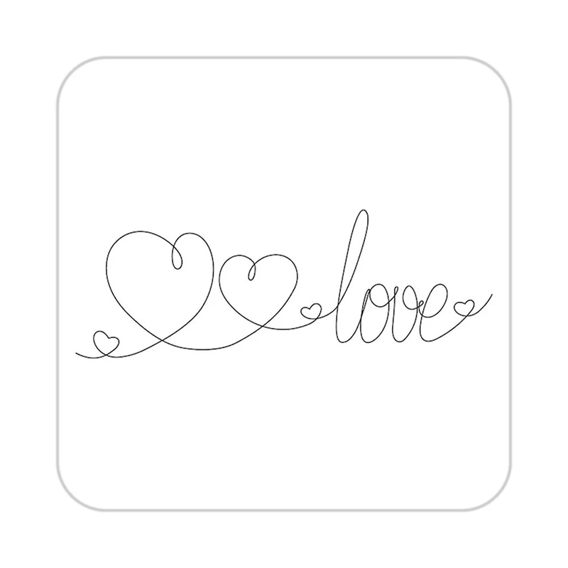 زیر لیوانی کاکتی طرح عاشقانه مدل mp36832