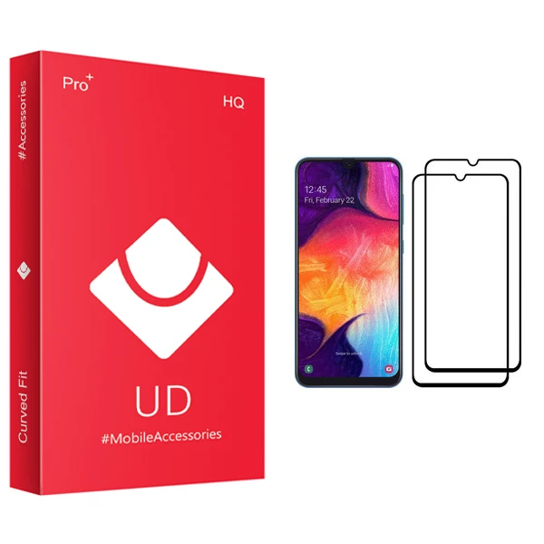 محافظ صفحه نمایش یو دی مدل +PRO مناسب برای گوشی موبایل سامسونگ Galaxy A50 بسته دو عددی