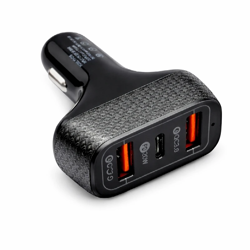 شارژر فندکی ۴۸ وات سه پورت فرست یو مدل F055