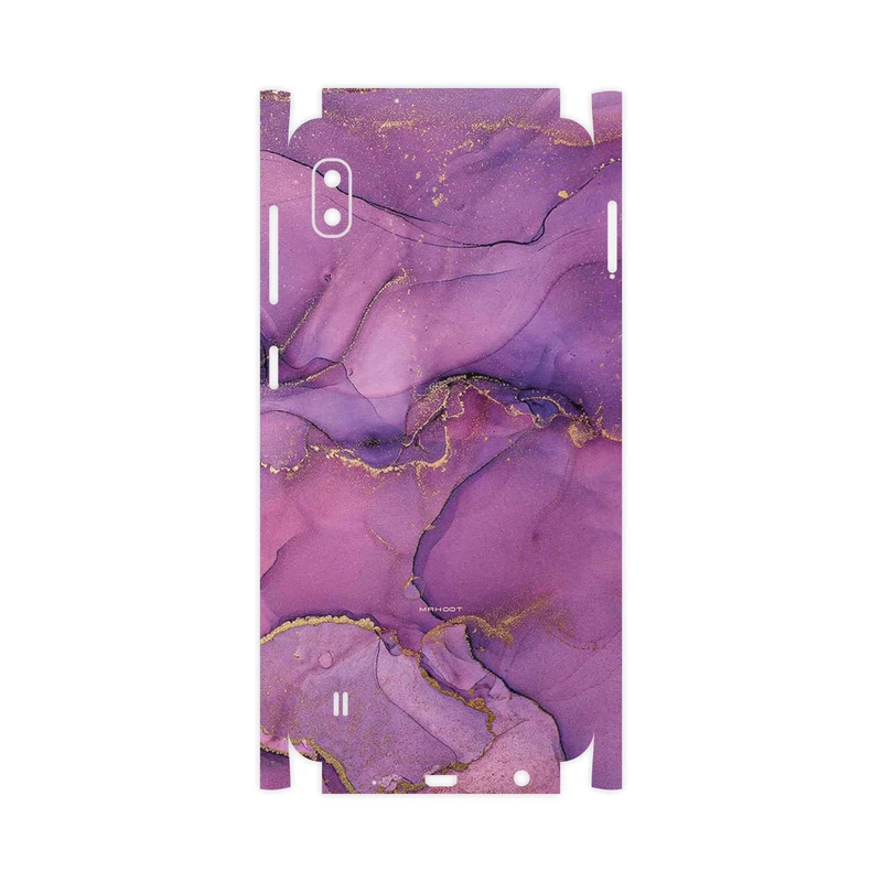 برچسب پوششی ماهوت مدل Purple Marble-FullSkin مناسب برای گوشی موبایل سامسونگ Galaxy A10