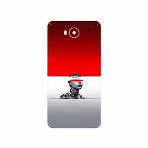 MAHOOT Collage of surreal Portrait of Women 1 Cover Sticker for Huawei Y5 2017
