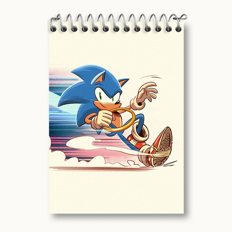 دفتر یادداشت 50 برگ خندالو مدل سونیک (Sonic) کد 37029