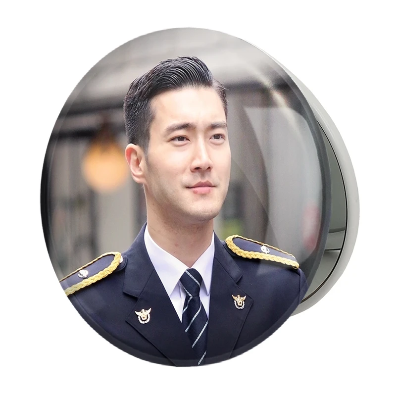 آینه جیبی خندالو طرح شیوون گروه سوپر جونیور Super Junior مدل تاشو کد 21433 
