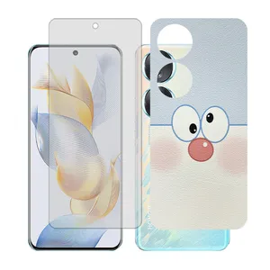 Glass together model matte screen protector suitable for Honor 70 mobile phone with back cover sticker