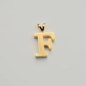 آویز گردنبند طلا 18 عیار زنانه مدل F