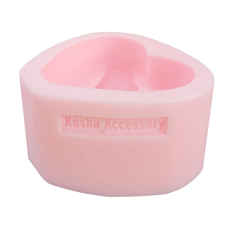 قالب شمع کوشا اکسسوری مدل قلب دست و حلقه