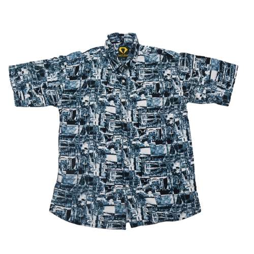 پیراهن آستین کوتاه مردانه مدل هاوایی جنتلمن 2