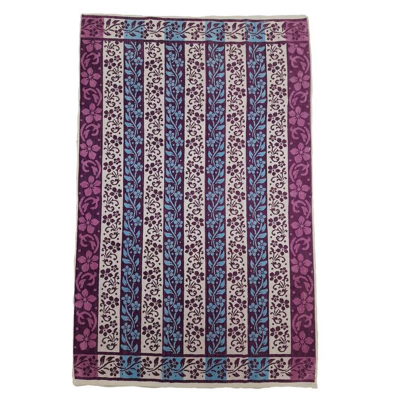 حوله حمامی ممتاز مدل گلبرگ سایز 150x95 سانتی متر