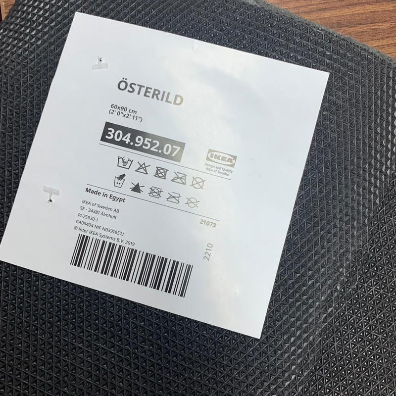 پادری ایکیا مدل OSTERILD کد SHR 905 سایز 90x60 سانتیمتر