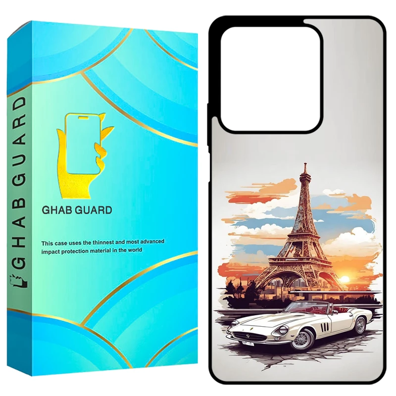 کاور قاب گارد طرح ایفل مدل GCHPN134 مناسب برای گوشی موبایل شیائومی Redmi Note 13 4G