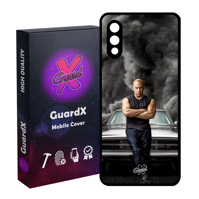 کاور گارد ایکس طرح Vin Diesel مدل Glass10183 مناسب برای گوشی موبایل سامسونگ Galaxy A02 / M02