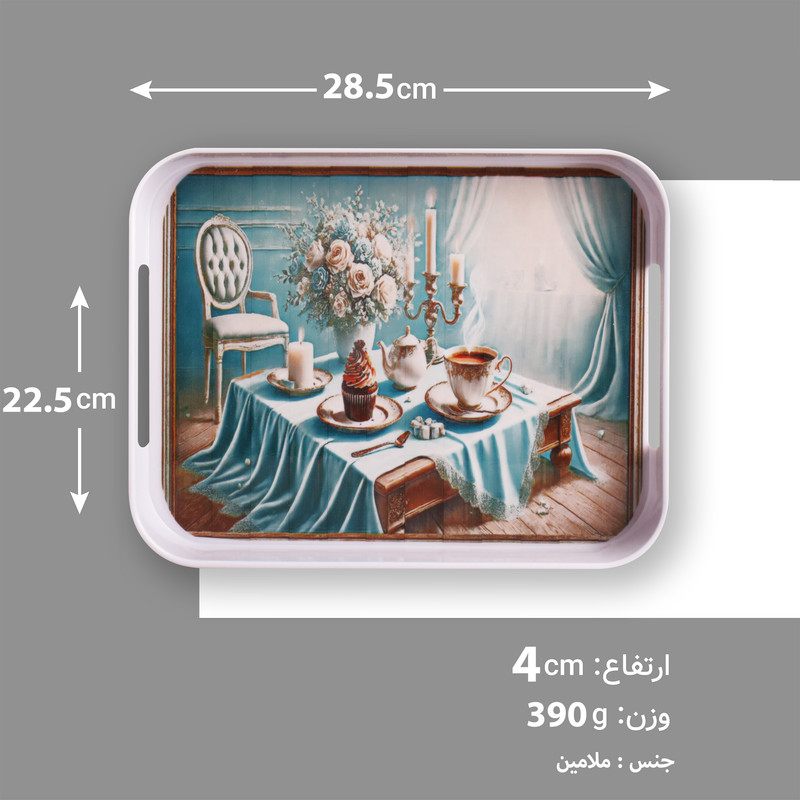 سینی مهروز مدل 911 طرح لحظه شیرین