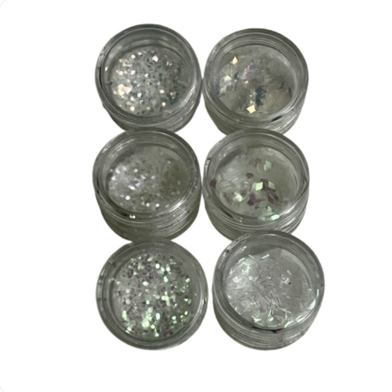 مجموعه دیزاین ناخن مدل داستار مجموعه 6 عددی