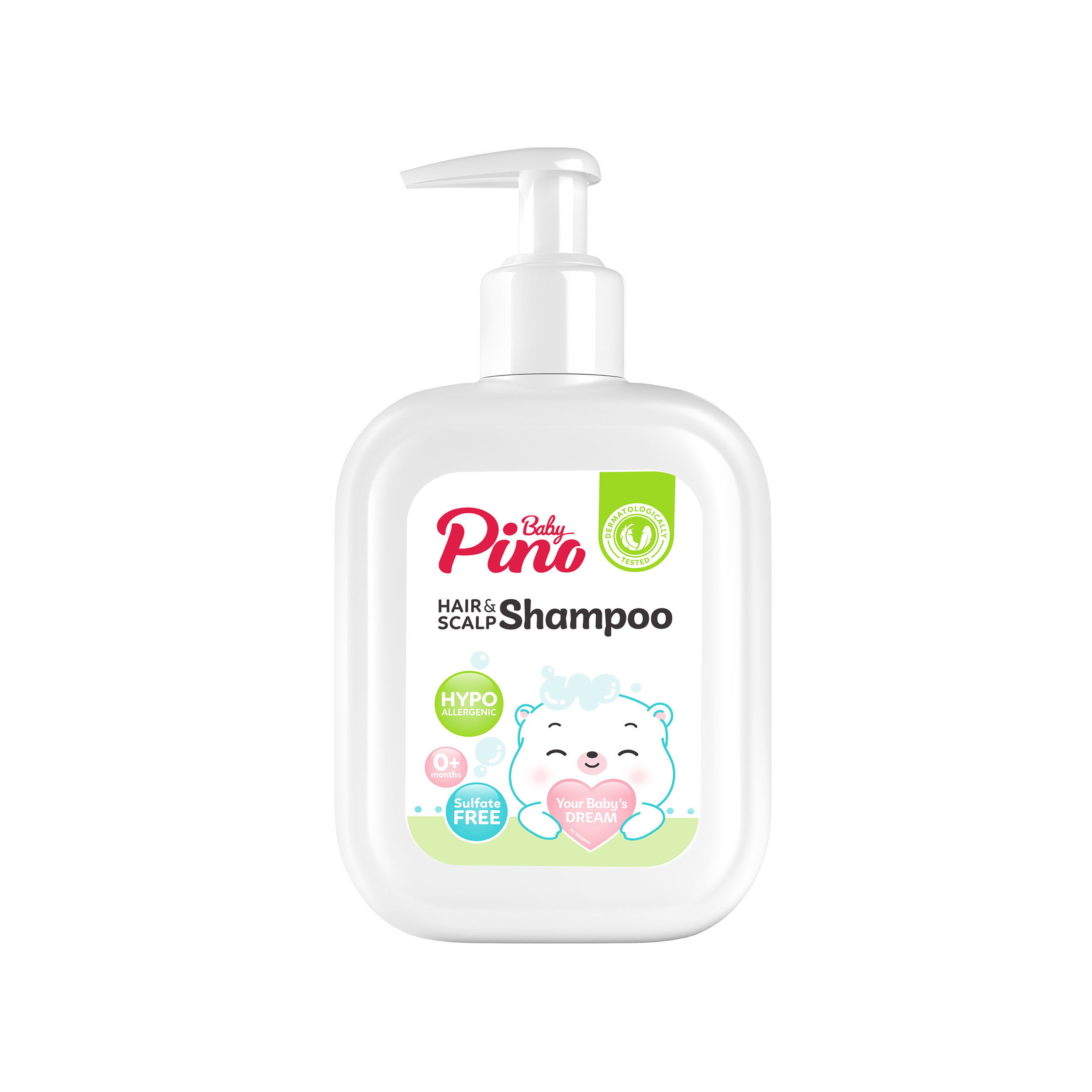 شامپو  سر نوزاد و کودک پینو بیبی مدل pink وزن 200 گرم