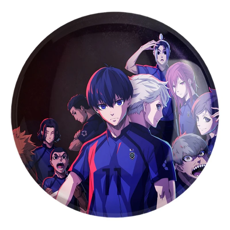 پیکسل خندالو طرح انیمه بلو لاک Blue Lock کد 24405 مدل بزرگ