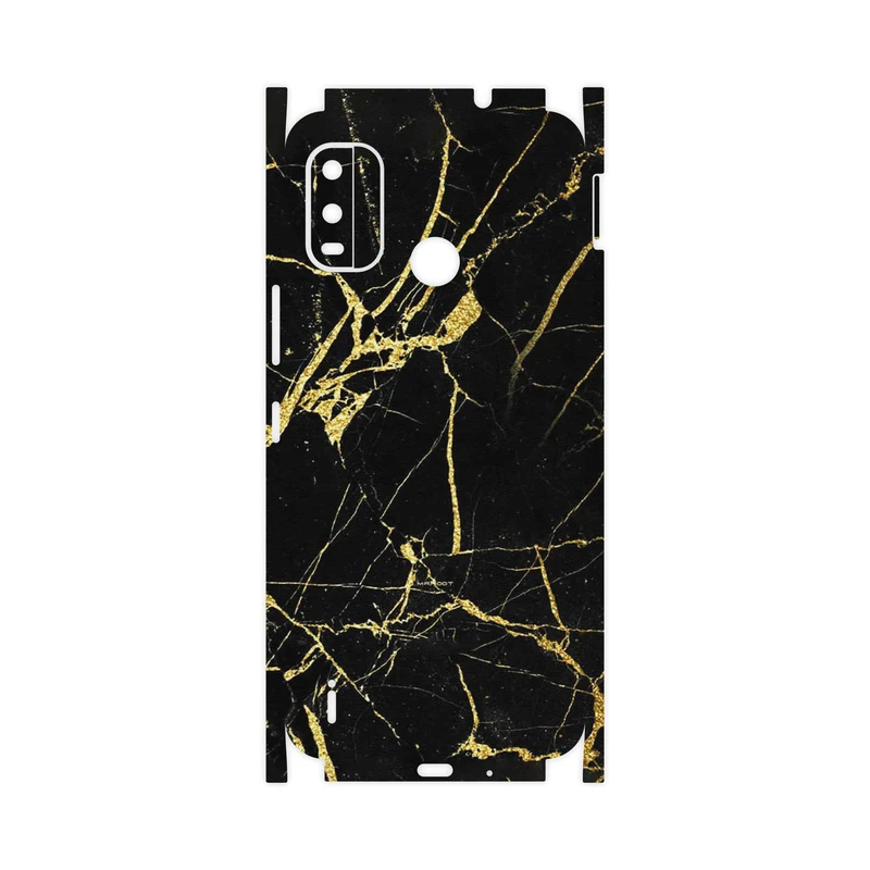 برچسب پوششی ماهوت مدل Graphite_Gold_Marble-FullSkin مناسب برای گوشی موبایل نوکیا G11 Plus