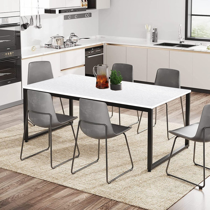 میز ناهارخوری شش نفره دیزم مدل LNC_1700_150_W