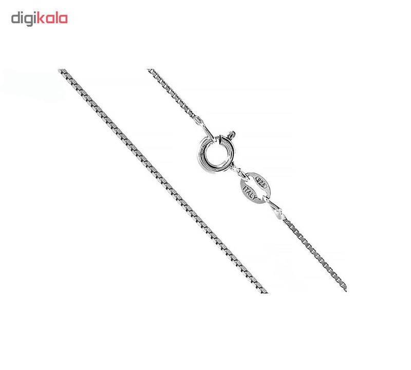 زنجیر نقره زنانه مدل ونیزی کد p0033
