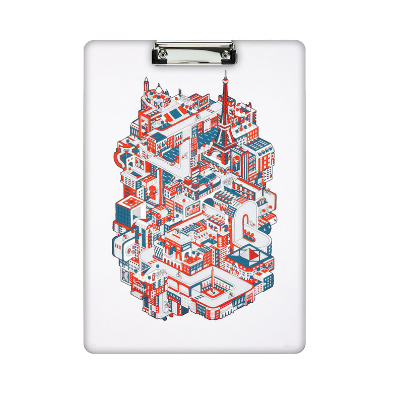 تخته شاسی طرح پاریس کد 888 سایز A4