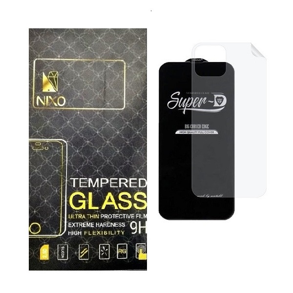 محافظ صفحه نمایش نیکسو مدل 2SN-مناسب برای گوشی موبایل اپل iPhone 12 mini به همراه محافظ پشت گوشی