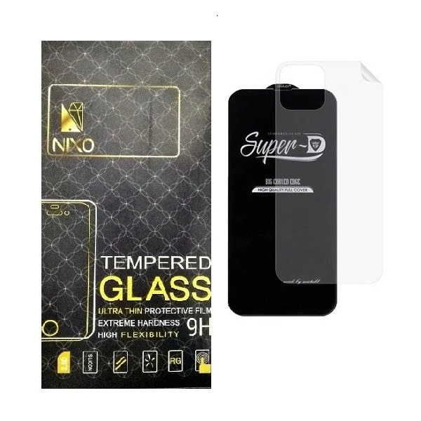 محافظ صفحه نمایش نیکسو مدل 2SN- مناسب برای گوشی موبایل اپل iPhone 12 Pro Max به همراه محافظ پشت گوشی