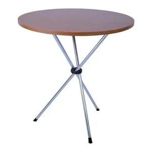 میز خاطره مدل گرد پایه فلزی
