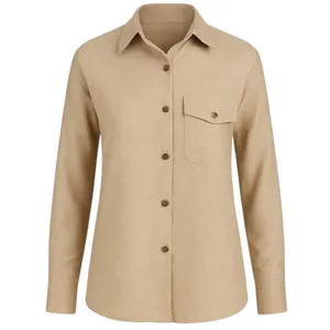 شومیز آستین بلند یقه برگردان زنانه مدل آماندیس 018