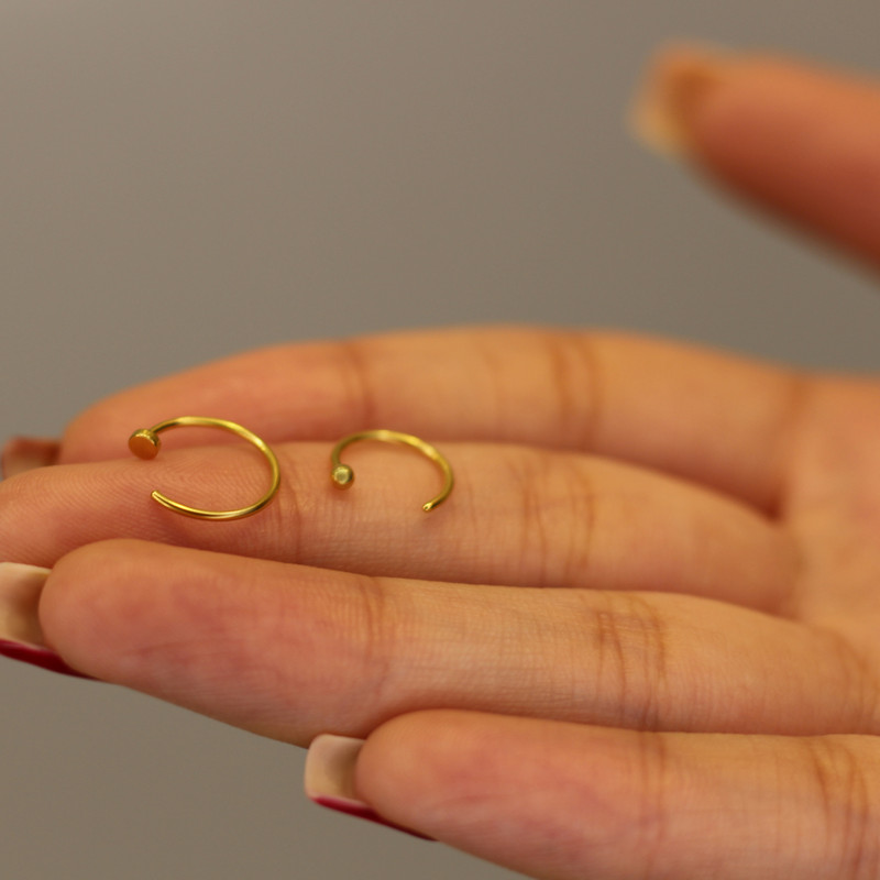 پیرسینگ بینی زنانه پایتخت مدل PS990 مجموعه 2 عددی