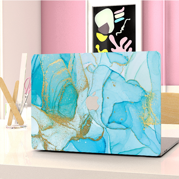 برچسب تزئینی مدل  MARBLE کد M96 مناسب برای مک بوک پرو 15 اینچ