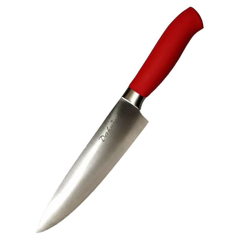 چاقو آشپزخانه دافنی مدل RUBBER HANDLE کد 008
