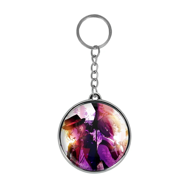 جاکلیدی خندالو طرح ناکاهارا چویا و دازای انیمه سگ های ولگرد بانگو مدل دوطرفه کد 1178711782