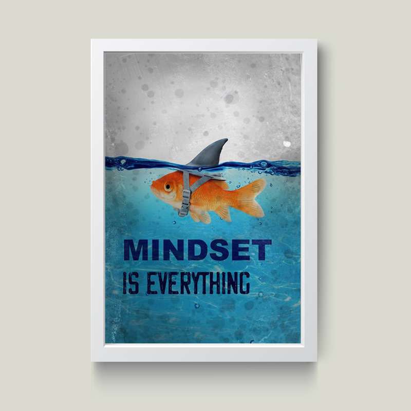 تابلو مدل دکوراتیو انگیزشی Mindset کدG10-16 تابلو مدل دکوراتیو انگیزشی Mindset کدG10-16