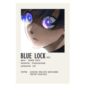 پوستر مدل ایساگی طرح انیمه blue lock کد 340