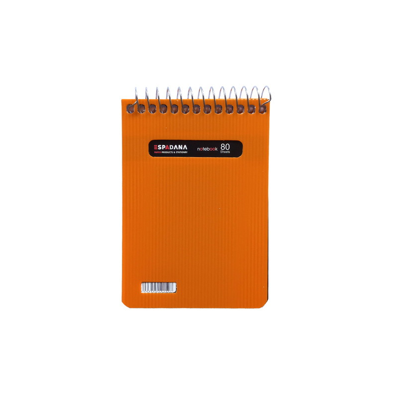 دفتر یادداشت 80 برگ اسپادانا طرح ساده بسته 2 عددی