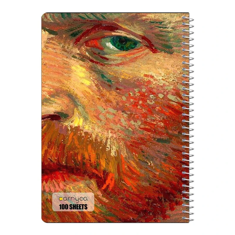 دفتر مشق 100 برگ سیمی کارنیکا طرح نقاشی های ون گوگ Van Gogh Paintings کد 88342