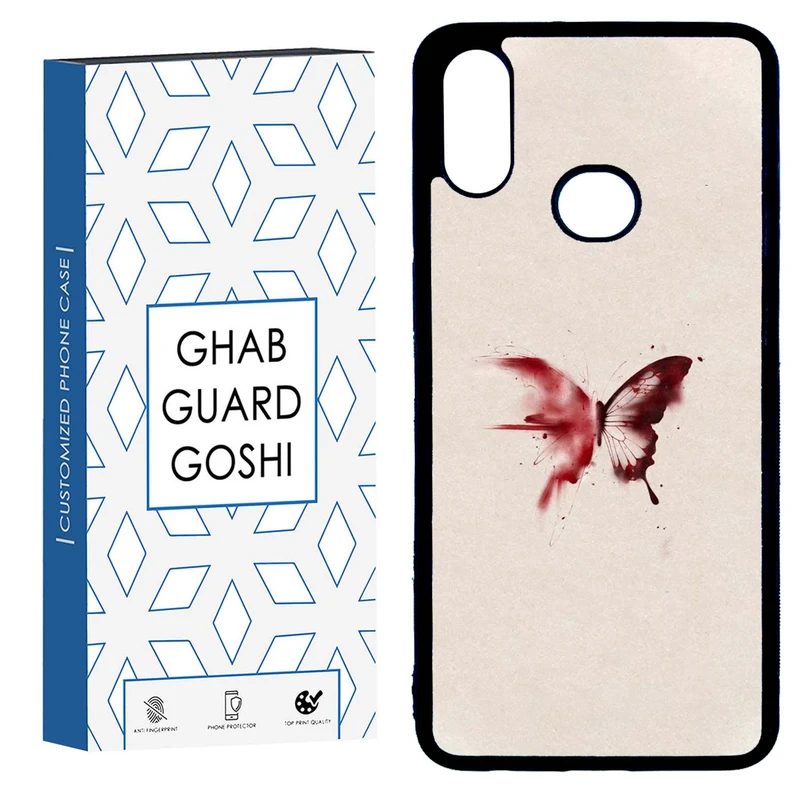 کاور قاب گارد گوشی طرح پروانه کد TPU-297 مناسب برای گوشی موبایل سامسونگ GALAXY A10S