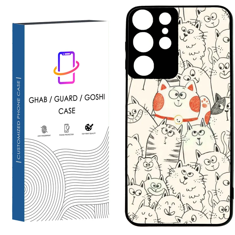 کاور قاب گارد گوشی طرح دخترانه کد 90 - TPU مناسب برای گوشی موبایل سامسونگ Galaxy S21 Ultra / S20 Ultra