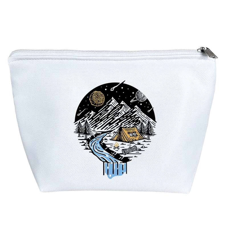 کیف لوازم آرایش دخترانه خندالو مدل رود و کوه کد 5428