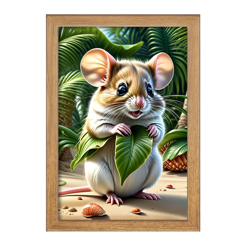 تابلو خندالو مدل موش کد F6748