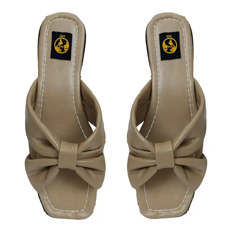 صندل زنانه سیی مدل پاپیونی کد 1896.1