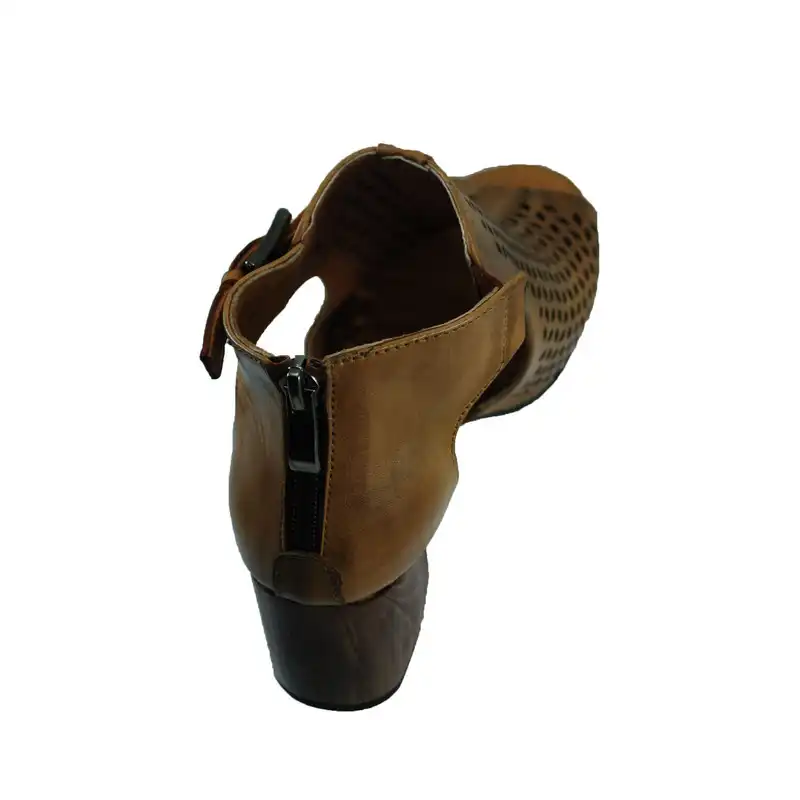 صندل زنانه مدل چرم طبیعی کد 663.1