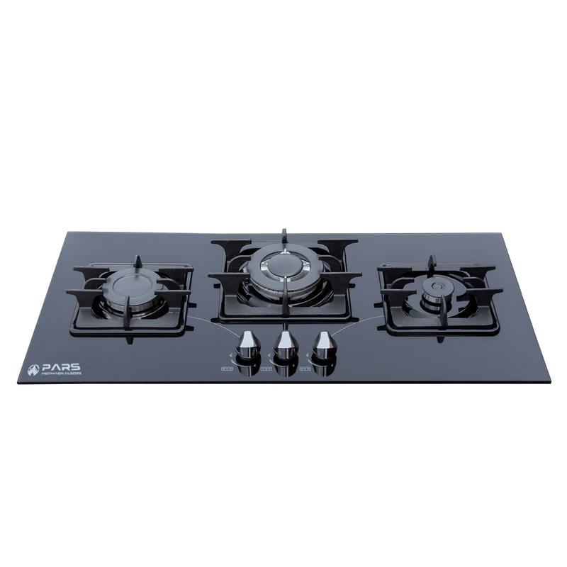 اجاق گاز صفحه‌ای سه شعله پارس مطمئن البرز مدل ترموکوپل دار G320