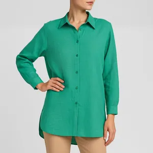 شومیز آستین سه ربع یقه برگردان زنانه نیزل مدل 1247