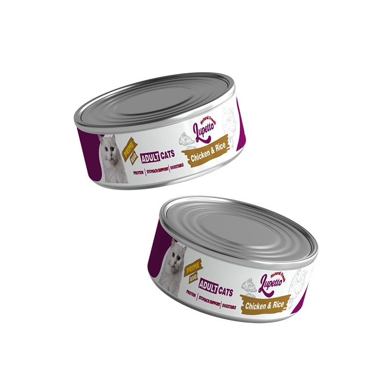 کنسرو غذای گربه بالغ لوپتو مدل پته پرایم طعم مرغ و برنج وزن 85 گرم