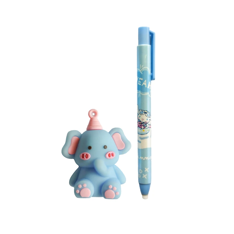 تراش مدل فانتزی طرح فیل به همراه پاک کن اتودی