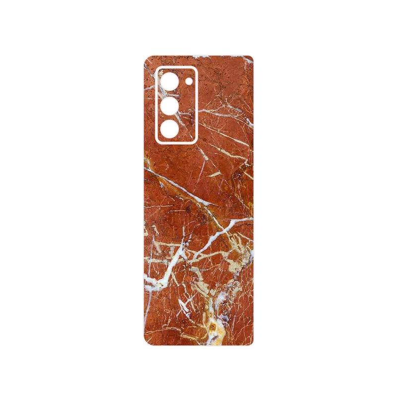 برچسب پوششی ماهوت مدل Red Marble مناسب برای گوشی موبایل سامسونگ Galaxy Z FOLD 2