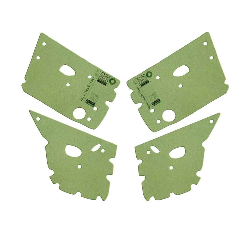 عایق درب خودرو ایده پارت نیکان مدل MC980 مناسب برای سمند مجموعه 4 عددی