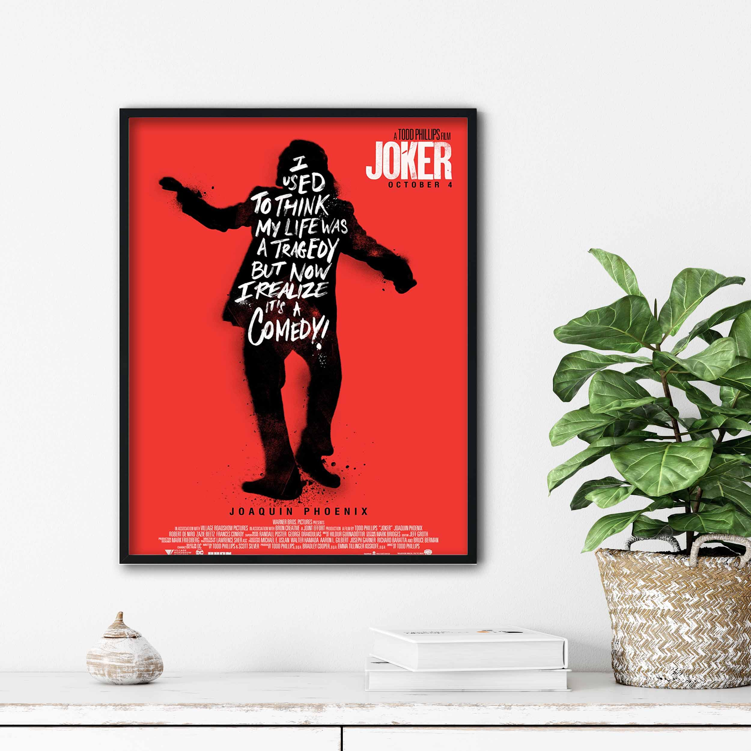 تابلو آتریسا طرح  پوستر فیلم joker مدل ATm121